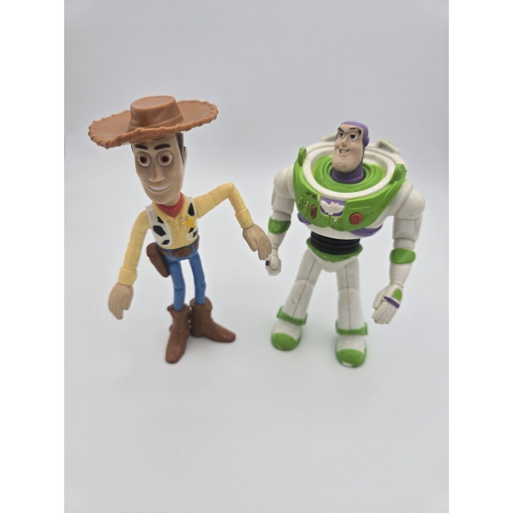 Vintage 2005 Toy Story Woody & Buzz Lightyear McDonald’s Figures Lot